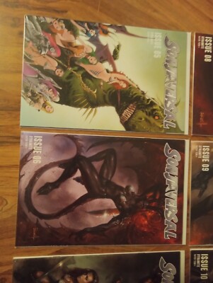 dynamite comics lot Sonjaversal #5-10 Perfect Condition