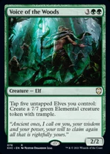 x1 Voice of the Woods R MTG Commander: Kaldheim M/NM, English