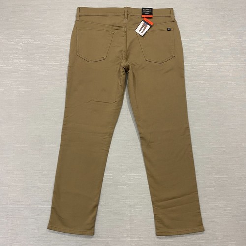 Banana Republic Chino Hose Herren 34 x 30 Slim Fit Khaki Braun Straight Stretch - Bild 3 von 20