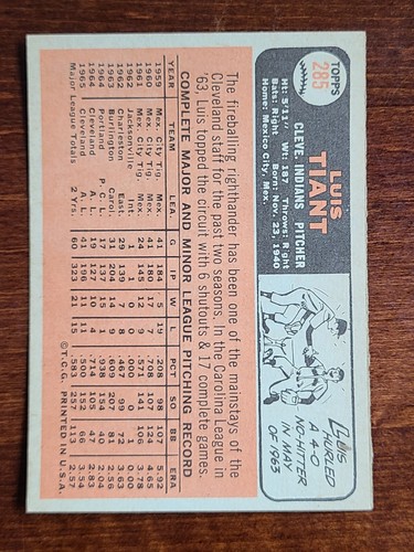 Tarjetas de béisbol Topps 1966 completan tu conjunto que elijas elegir cada una #151 - 300 - Imagen 217 de 231