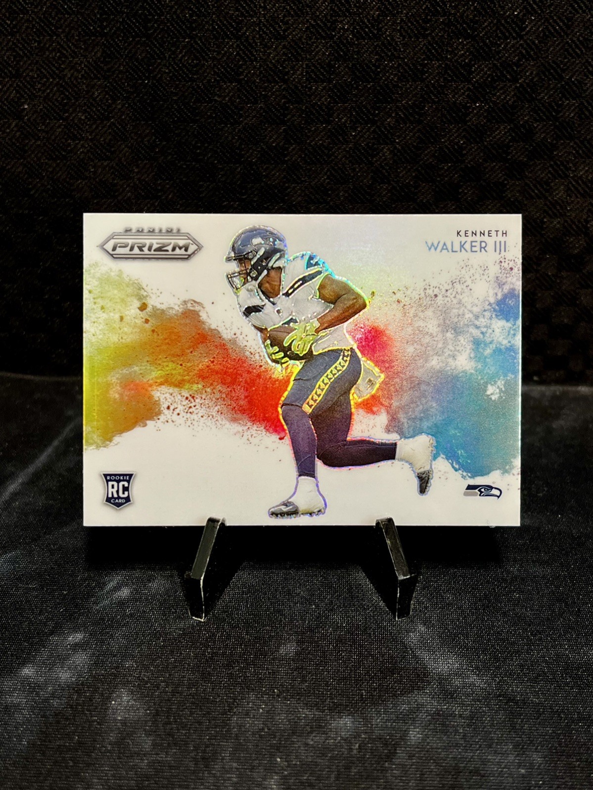 2022 Panini Prizm Kenneth Walker III Color Blast Seattle Seahawks