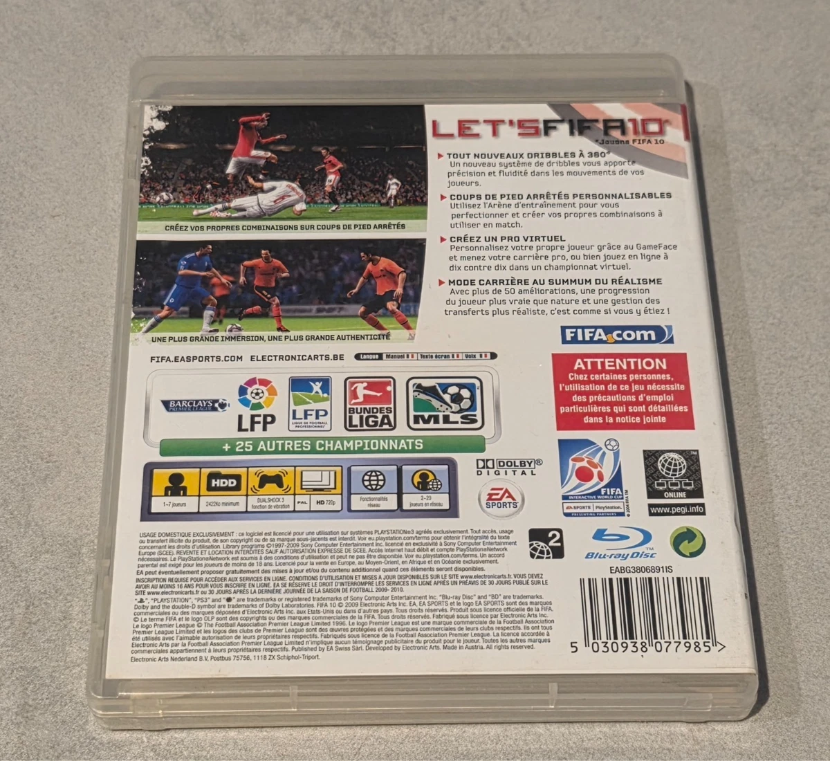 FIFA 10 Sony PlayStation 3 PS3 DX PAL