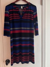 Emma & Michele Dress Cocktail Party Summer Beach Sundress Small Stretch Fabric