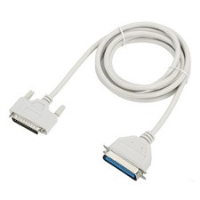 Parallel Port Printer Cable DB25 to CN36 Male 2.7m Male USB to Female, Beige