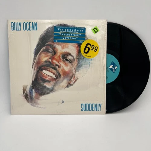 Billy Ocean Suddenly LP VG+ Jive JL 8-8213 1984 In Shrink Hype Caribbean Queen