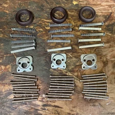 GMS Rim Cylinder Parts in Bulk Escutcheons Screws - Free Priority Mail Shipping