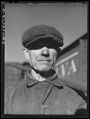 Chicago Illinois Rylko Groka Illinois Central Railroad Yard 1942 Worker