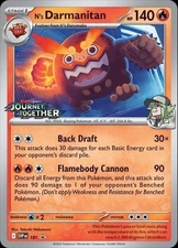 N’s Darmanitan - SVP 181 – Journey T.  B & B - Prerelease - SINGLE CARD