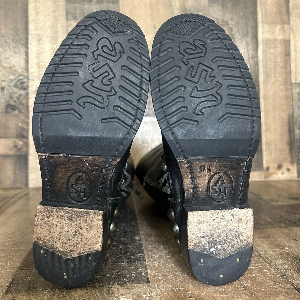 Botas de moto Ash Vamos con tachuelas y cremallera lateral para mujer EUR 37,5 US 7,5 Foto 3 de 4