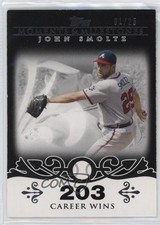 2008 Topps Moments & Milestones Black 1/25 John Smoltz #84 HOF z7w