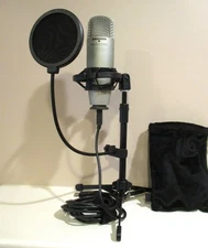 Samson C01U - USB Studio Condenser Microphone with (Cable & Tripod Stand)