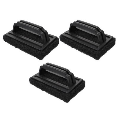 3pcs Grill Cleaning Brush BBQ Sponge Brush Portable Handheld Grill