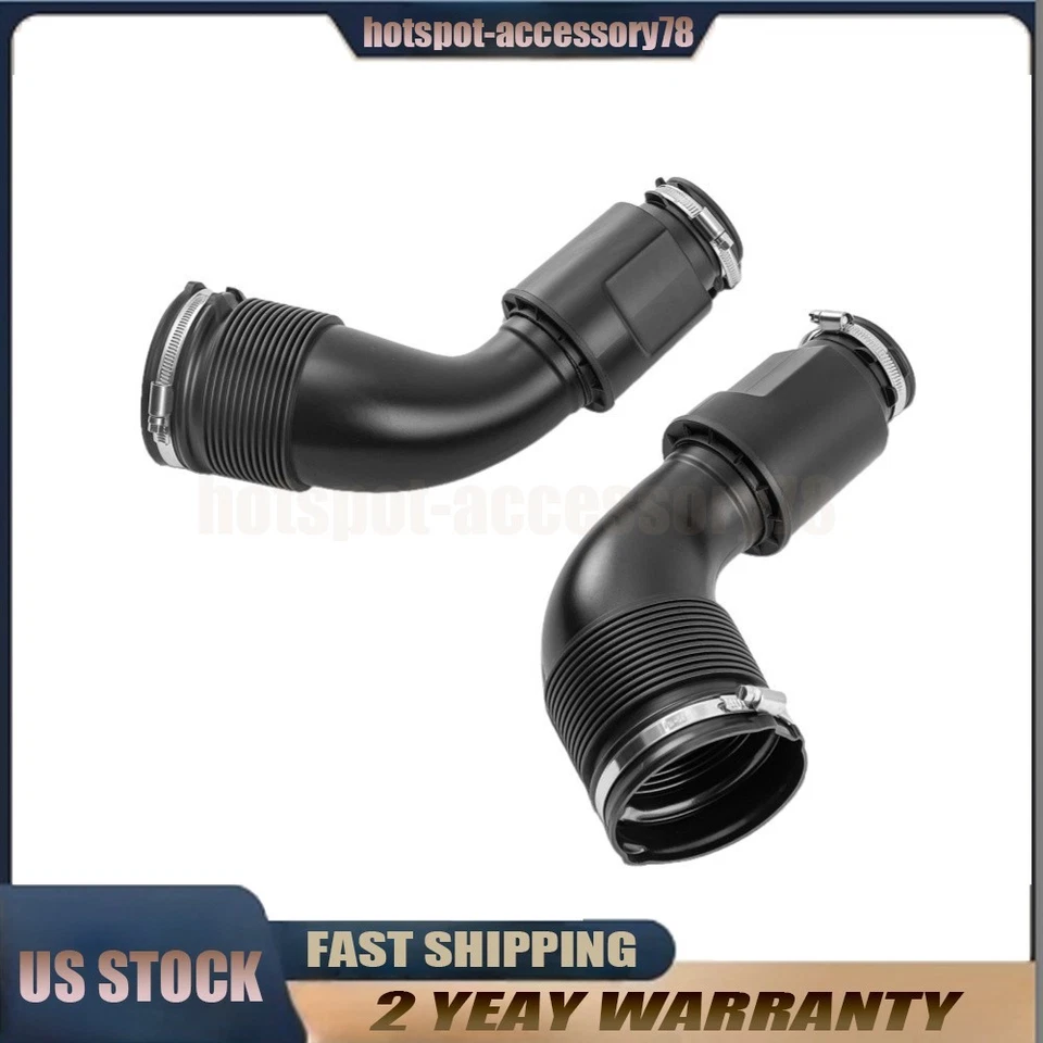 Conjunto de manguera de admisión de aire izquierda derecha para Audi A8 S8 Quattro 2010-2017 4H0129615E Foto 2 de 4