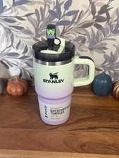 NEW Stanley x Target Hypnotic Green Halloween 20 oz Quencher Tumbler IN HAND