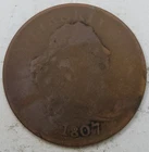 Photo of a 1807-P Half Cent from an eBay listing that sold on Jul 1, 2026