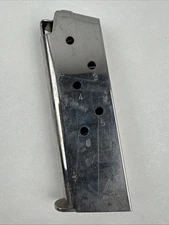 Mec-Gar fits 1911 Officer .45 ACP 6-Round Stainless Steel Magazine Great Shape