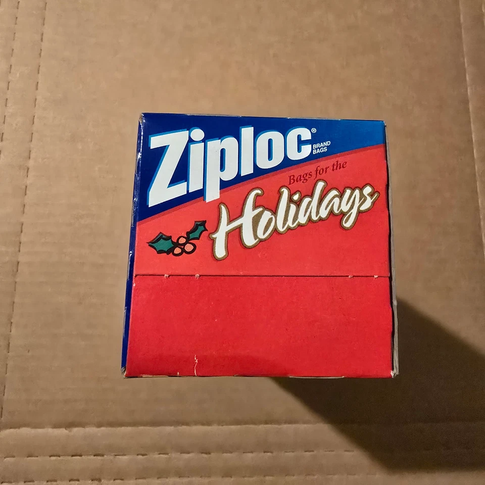 Ziploc Holiday Bags 1998 Vintage Box Lot of 13 Snowman Santa Christmas Sandwich - Image 4 of 4