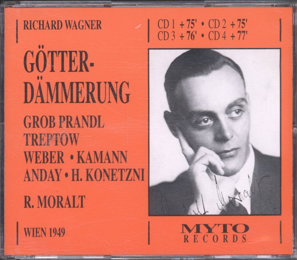 4MCD873159 Weiner Symphoniker, Rudolf Moralt Wagner - Götterdämmerung CD set