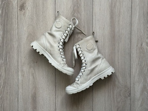 Women Palladium Boots Leather 38