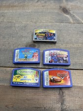 Lot of 5 Leapfrog Leapster Learning Game Cartridges L-max Cars Spiderman