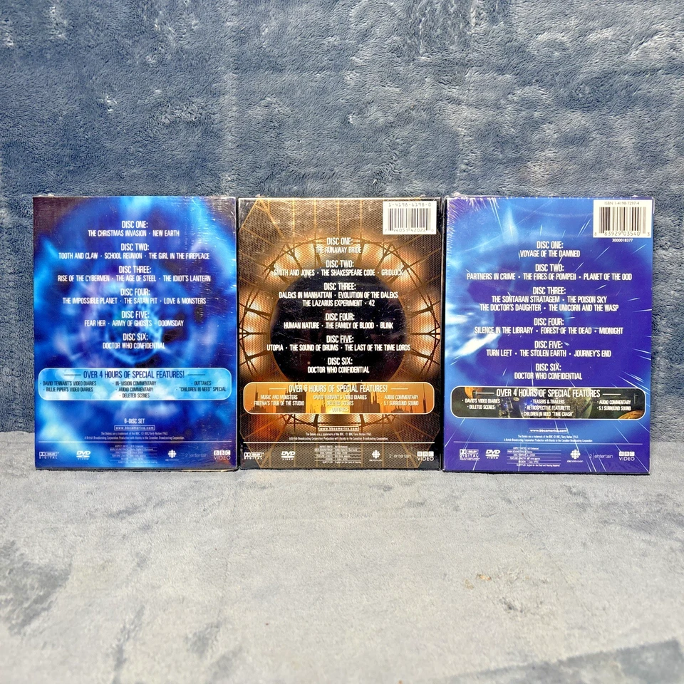 DOCTOR WHO Series Seasons 2-4 DVD Sets Sealed - Image 4 of 4