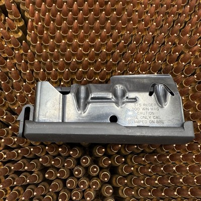 Mag Savage Arms 3 rd Factory OEM Long Action Magazine .300 Win .375 Ruger clip
