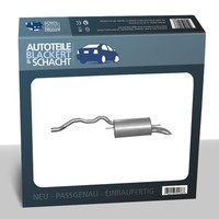Auspuff Endtopf FüR Vw Transporter T4 Bus Transporter T4 Kasten