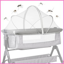 Baby Mosquito Net Tent Breathable Folding Crib Cover Bassinet Mosquito Net Cover