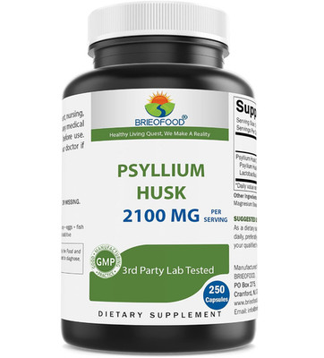 Psyllium Husk Fiber Supplement with Lactobaciilus Acidophillus (La-14) - 2100Mg