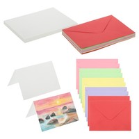 5X7 Zoll Aquarellkarten 25 Sets Mit UmschläGen 140Lb/300 Gsm 5 Farben