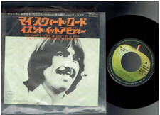GEORGE HARRISON MY SWEET LORD  JAPAN 7 INCH VINYL SINGLE