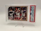 2023 Topps Aaron Judge, Mike Trout, Alvarez HR Leaders #246 Gold Star - PSA 10