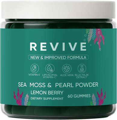 Balmbare Revive Gummies for Hair Loss - Sea Moss Gummies with Vitamin C, Vitamin
