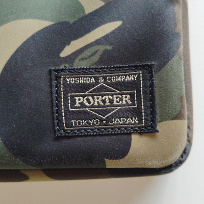 A BATHING APE x PORTER Camo MacBook Air Sleeve Case Olive