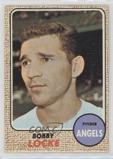1968 Milton Bradley Win-A-Card Game 1968 Topps Baseball Bobby Locke #24 2s9