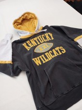 Vintage MV Sport Pro Weave Kentucky Wildcats Football Mens XL Hoodie Sweatshirt
