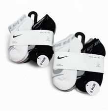 NWT Nike Kid s Cushioned No Show Training Socks SIZE 4-5 12 pairs - Activewear