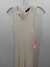 Polo Ralph Lauren White Size XS Knit Shift Knee Length Sleeveless Dress