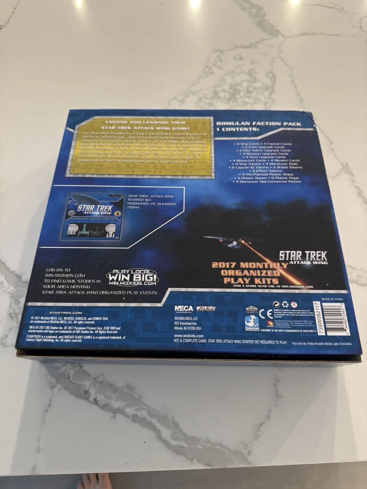Star Trek Attack Wing (WizKids) Romulan Faction Pack - ¡100% Completo/Prístino! Foto 3 de 4
