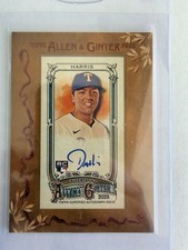 2025 Topps Allen & Ginter Framed Mini Auto RC Dustin Harris #MA-DHA Rangers