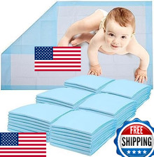 Healq 50pk Disposable Baby Changing Pad Liners 17x24" Soft Absorbent