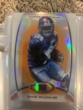 David Wilson 2012 Topps Platinum Orange Refractor #106 RC