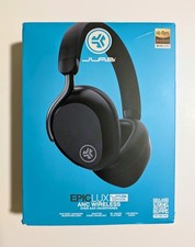 JLab Epic Lux Lab Edition ANC Wireless Over-Ear Headphones  Black  New