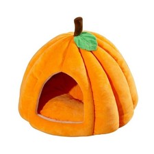 Pumpkin Bed, Beds for Indoor Cats Pumpkin Shape Cave Bed, Tent with9636