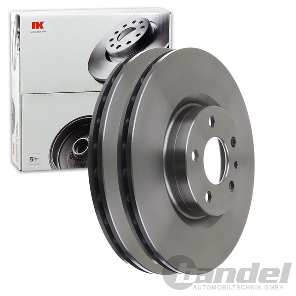 2X NK Bremsscheiben 284Mm BelÜFtet Vorne Passend FÜR Fiat 500L | 202367-image
