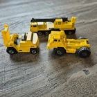 Vintage Hot Wheels Construction Vehicles Crane Dump Truck Forklift 80s 70s