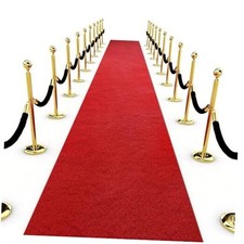 Red Carpet Runner for Party Aisle Runner for Wedding Ceremony, Event Red-3   15  