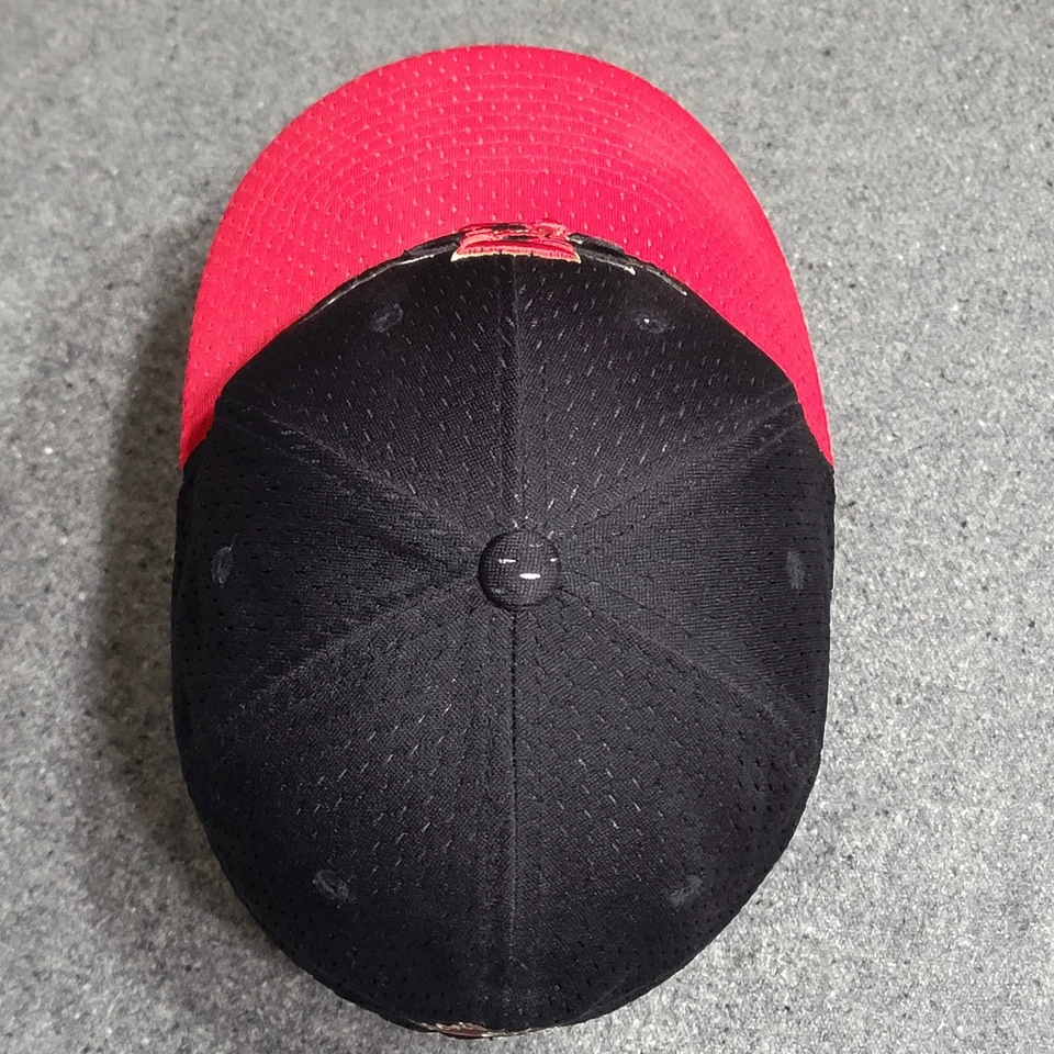 Vintage SDSU Aztecs Hat Cap Men Small Medium Black Y2K Zephyr Fitted Basketball - Image 4 of 4