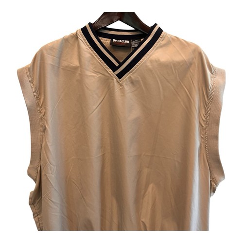 Vintage Ultra Club Collection Golf Vest Mens 3XL Beige Sleeveless Polyester - Picture 3 of 9