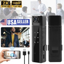 Mini Police Body Camera Audio Video DVR IR Night Cam WIFI 2K 1080P HD Camcorder